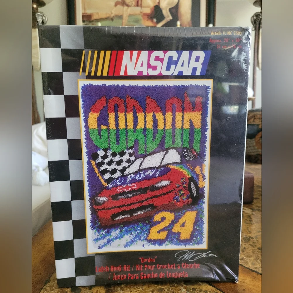 Latch Hook Kit - Jeff Gordon Crochet Kit